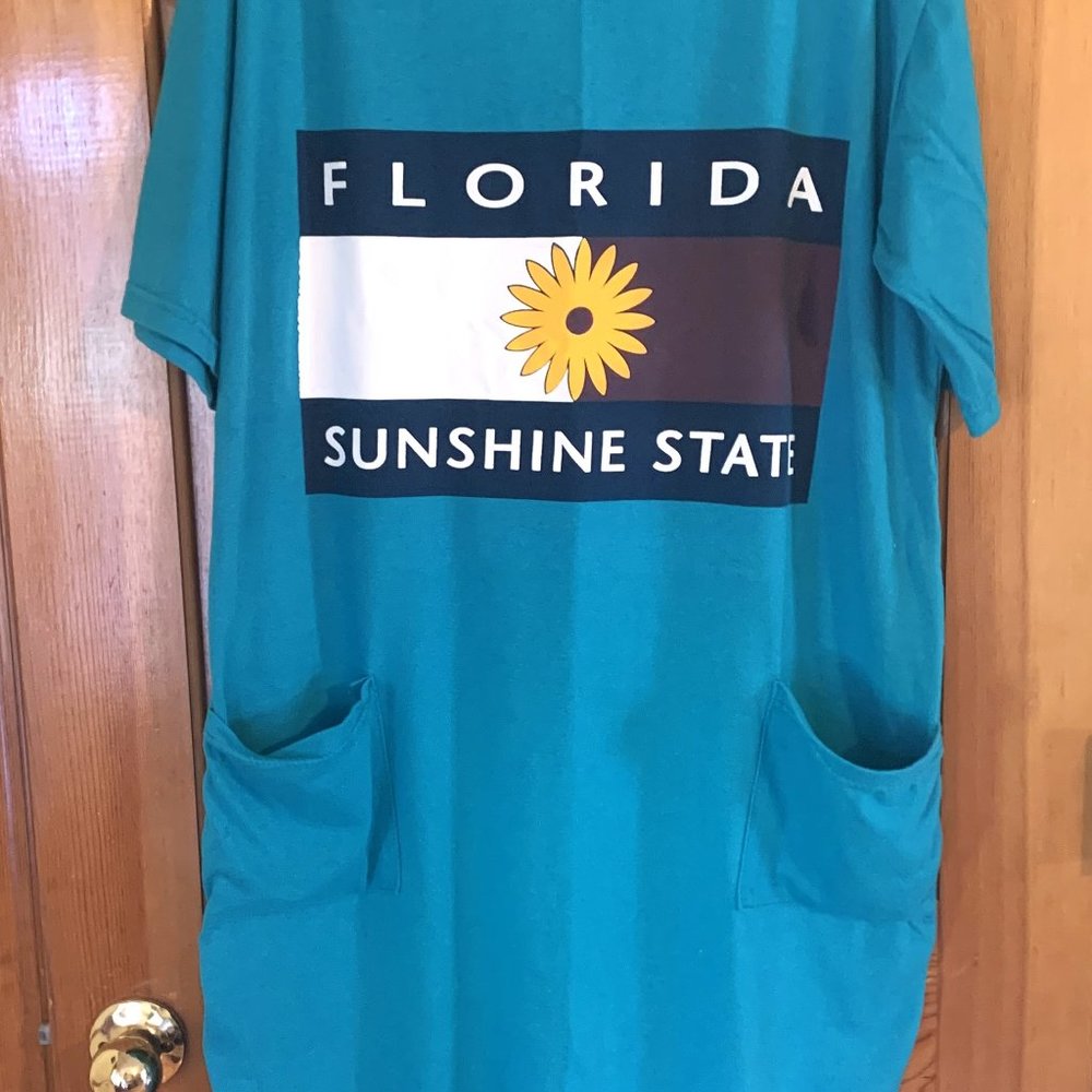 Florida Sunshine State T-Shirt Dress